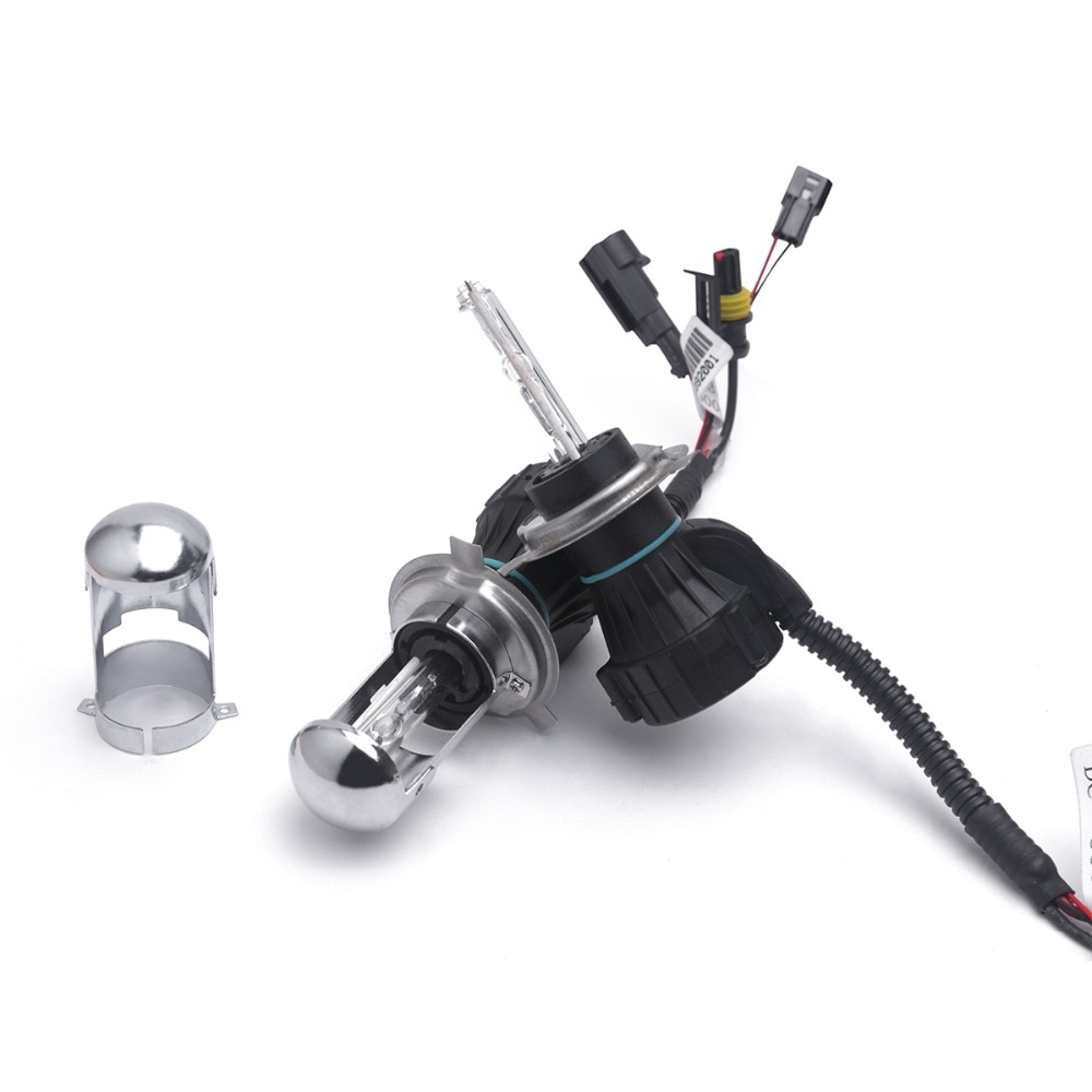 Bombilla Bi xenon H4 55W HID 35W, H4-3 de repuesto Hi Lo H4 Bi xenon H4, luz de faro