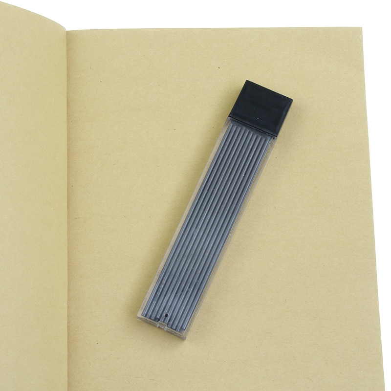 20 Pcs/Box Plastic Automatic Pencil Box 2.0mm Graphite Lead 2B Mechanical Pencil Refill