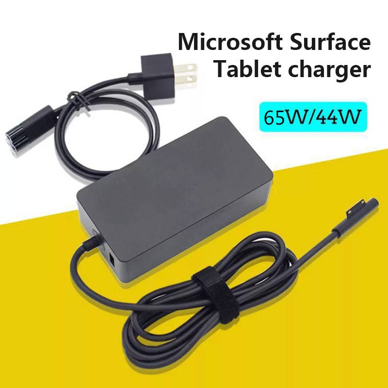 65W Quick Charger USB Charger For Mircrosoft Surface Pro 3 /4/5/6/7 Tablet EU US Plug Tablet PC Charger Adapter Fast Charging