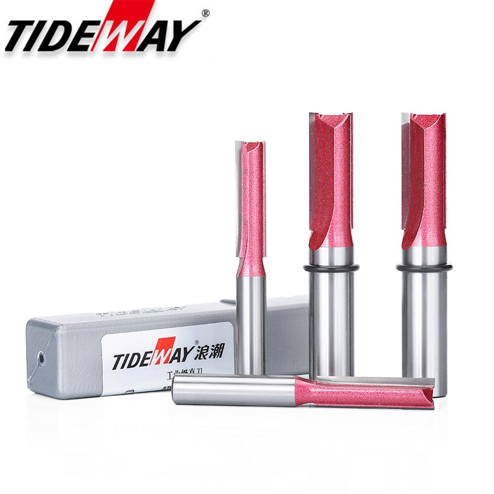 6mm 8mm Shank Straight Router Bit CNC Woodworking Tools Industrial Grade Bits Tungsten Carbide Milling Cutters for Wood MDF