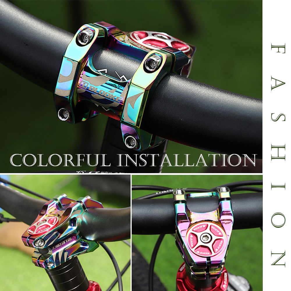 BLOOKE MTB Stem 35mm 0 Degree For Bicycle Handlebar 31.8mm 28.6mm Steerer XC DH AM FR Enduro Downhill Mountain Bike Parts
