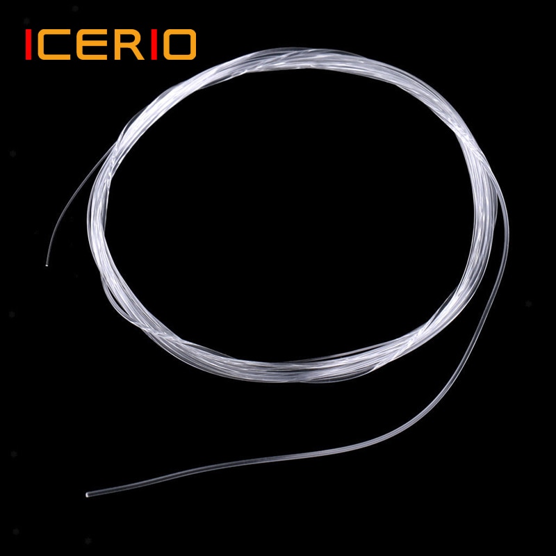 Icerio fluefiske nylon monofilament og fluorkarbon taper leder tippet line 9ft karpe fiske synke spissen flytende line 0x ~ 7x