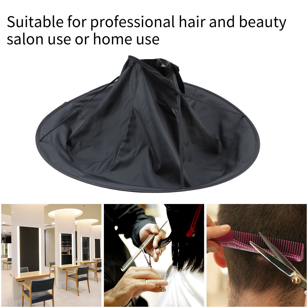 Cape de barbier professionnelle, parapluie pliable, Cape de coupe de cheveux, tablier de coupe de cheveux imperméable, outils de coiffure à domicile, bricolage