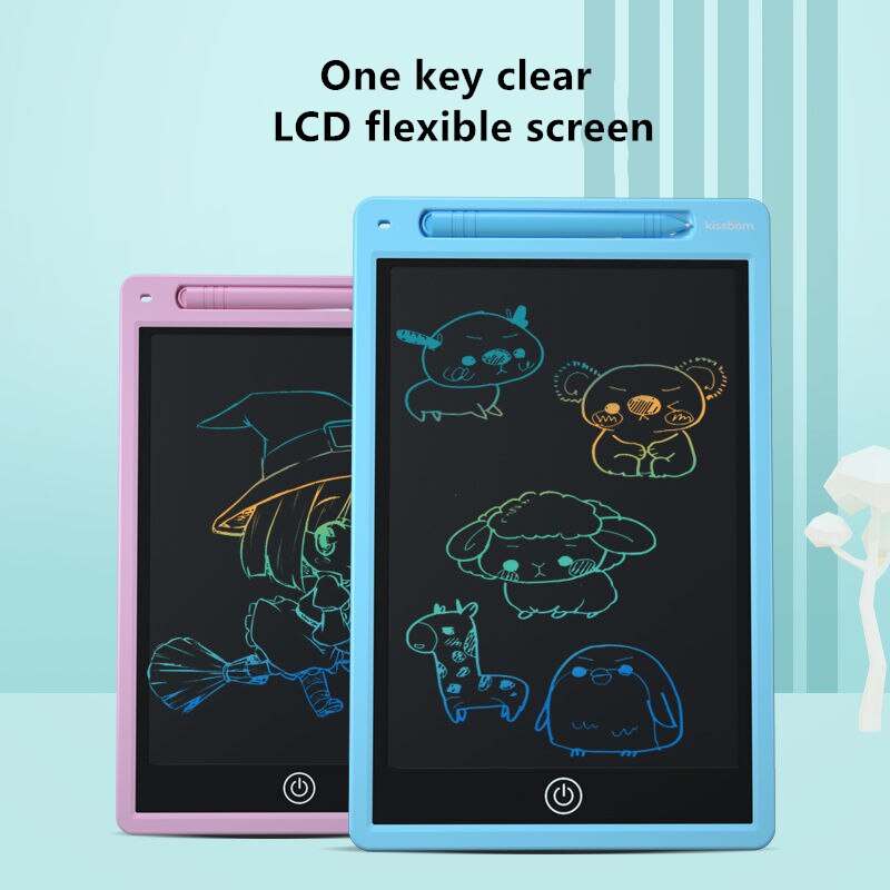 8.6 Color LCD Writing Tablet Digital Drawing Tablet Handwriting Pads Portable Electronic Tablet Board Ultra-thin Board with Pen