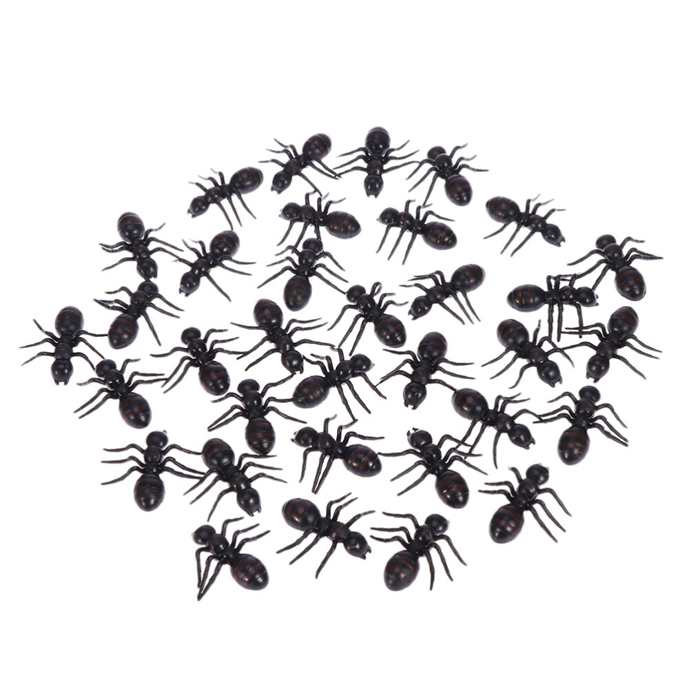 100 PCS Imitation Big Decoration Ant Party Trick Toys for Special Decoration