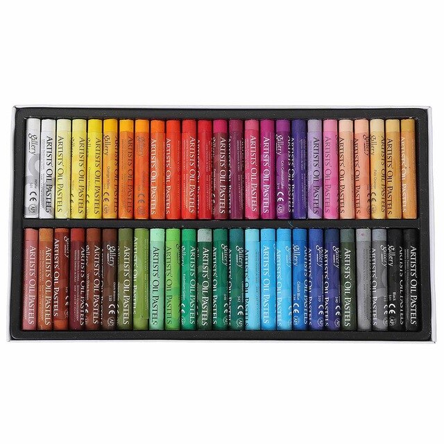 12/25/50PCS Soft Crayon Set Painting Oil Pastel Drawing Pen School Stationery Supplies Kids: Green