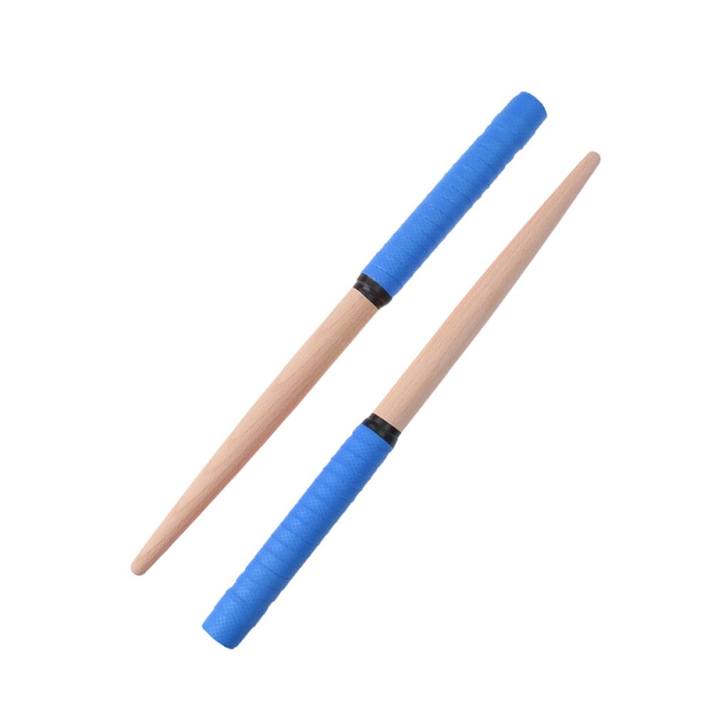 1 par 35 x 2cm taiko trommestikker bærbare træ trommestikker lette slagstænger til tromme (gul): Blå