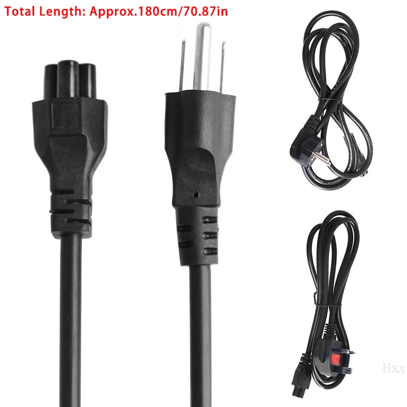C5 Naar 3-Pin Laptop Adapter Oplader Lood Belangrijkste Kabel Cord US/UK/EU Plug