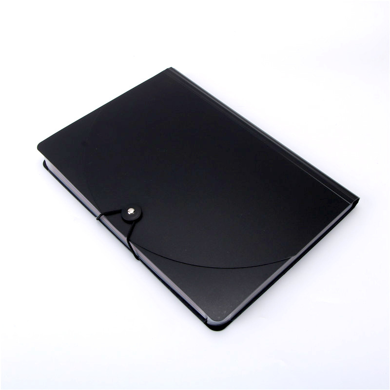 12 Pockets Round Cover Expanding File Folder A4 Organizer Portable Business File Office Supplies Document Organ Bag Folder