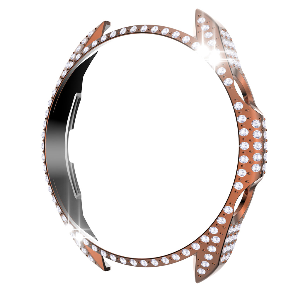 Coque de protection complète en diamant pour Samsung Galaxy Watch 3, 45mm, 41mm, cadre antichoc, tendance, pour femmes: Mystic Bronze / Watch 3-41mm