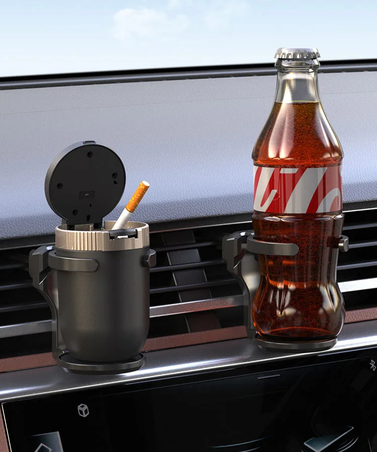 Faltbarer Auto-Lüftungsgetränkehalter Universeller Auto-Getränkehalter Wasserflaschenhalterung Innenraum-Zubehör für Kaffee Saft Getränke