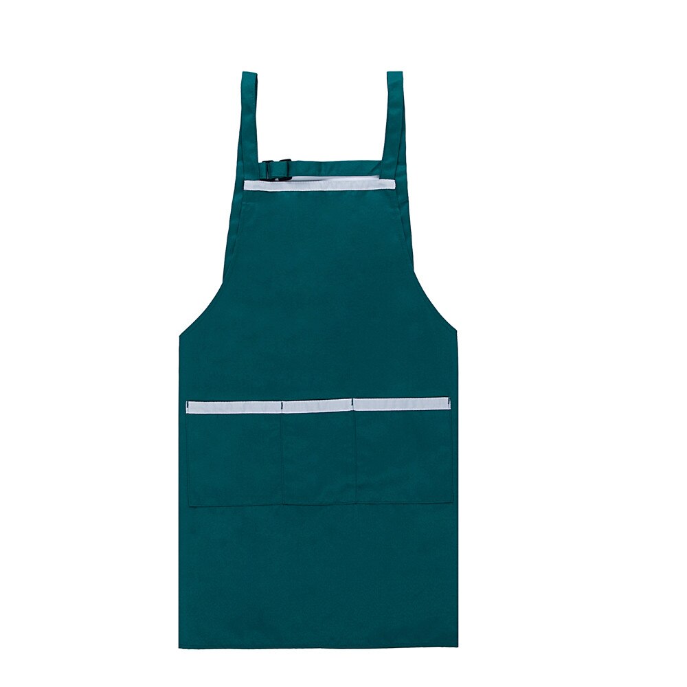 Delantal de trabajo de cocina para el hogar, panadería, cafetería, restaurante, servicio de comida multibolsillo con tiras ajustables Unisex de: Jasper