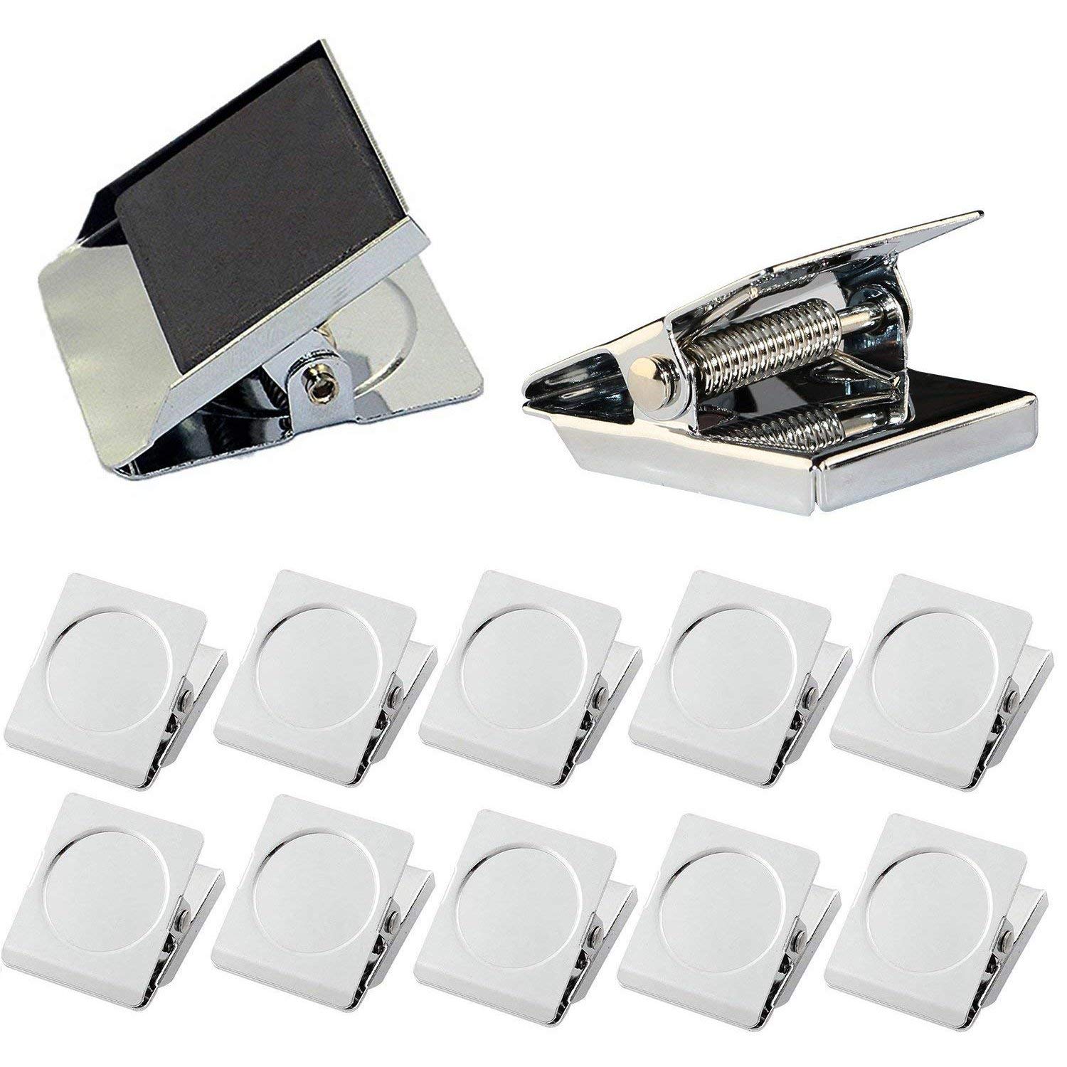 Magnetische clips ,12 stuks vierkante koelkastmagneten, koelkastmagneten, koelkastmagneten, kantoormagneten, fotomagneten
