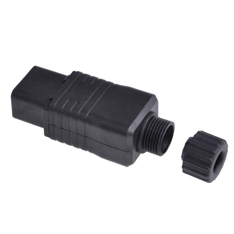 IEC 320 C19 Female AC Socket, EN 60320 C19 16A 250V 20A/125V AC Power Connector,IEC C19 Rewirable DIY Socket,C19 Screw Lock AC