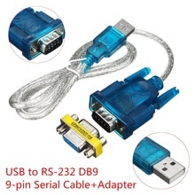USB to RS232 Serial Port 9 Pin DB9 Cable Serial COM Port Adapter Convertor With Female Adapter Supports for Windows 8 No CD