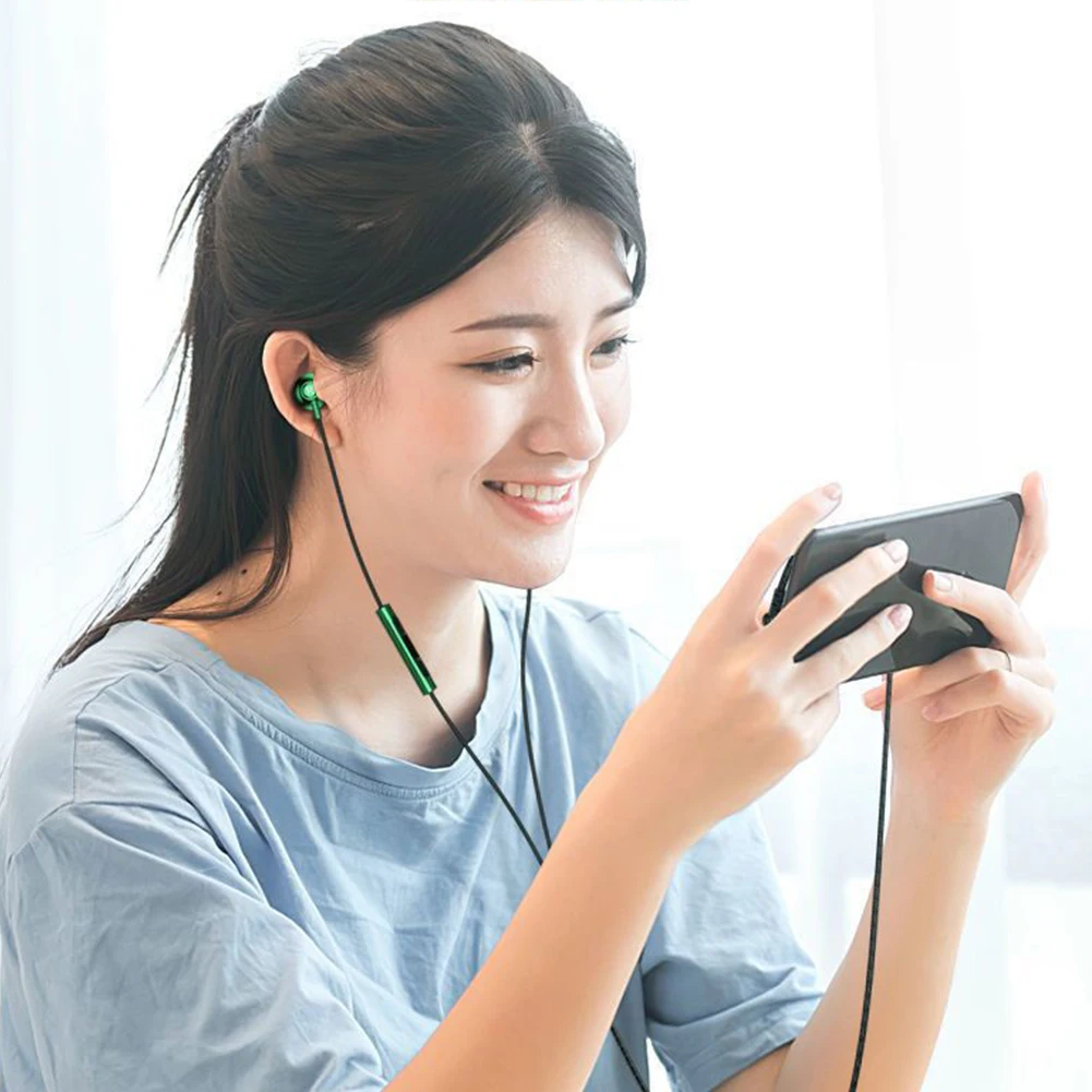 1,2 m in-Ohr 3,5 mm/Typ-C-Kopfhörer, kabelgebundene Ohrhörer, 90-Grad-Winkelstecker, Kopfhörer mit Mikrofon, Headset, Gamer, Sport für Mobiltelefone