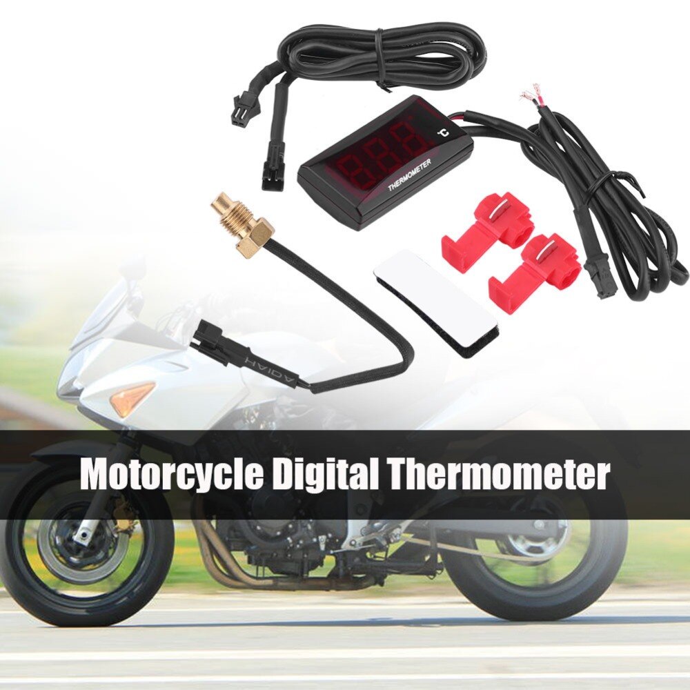 Motorfiets Digitale Thermometer Water Temp Temperatuurmeter Meter voor Racing Scooter Speciale Aanbieding Universele Accessoires