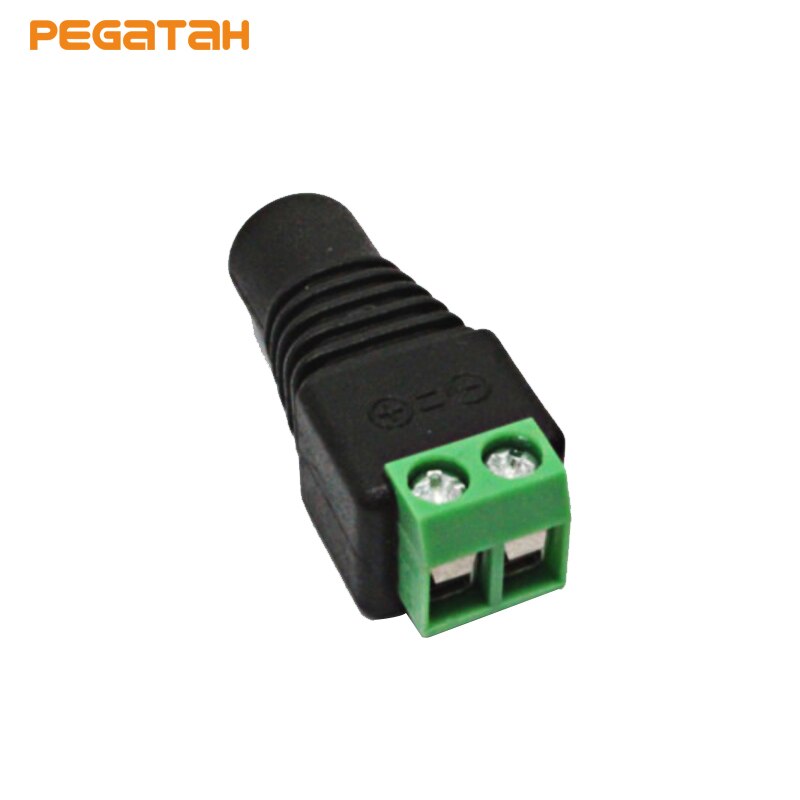 5 Pairs Male+Female DC Power Jack &amp; Plug Screw-on Wire Connector for cctv cameras