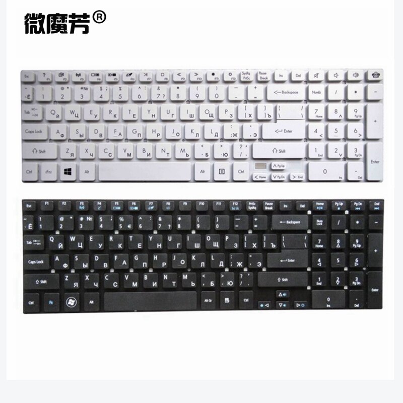 Russische Laptop Toetsenbord Voor Acer Aspire V3-571G V3-571 V3-551 V3-551G V3-731 V3-771 V3-771G V3-731G MP-10K33SU-6981 Ru