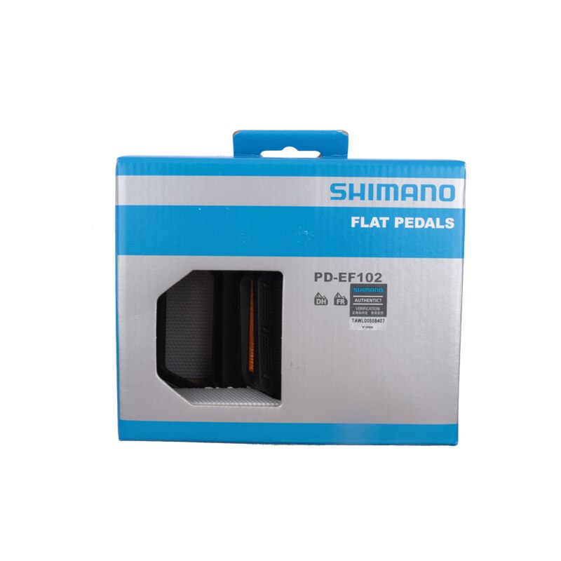 Shimano-eje de Pedal plano de PD-EF202, durabilidad igual a los modelos de , cuerpo ancho de aluminio para montar todos los días, PD-EF102