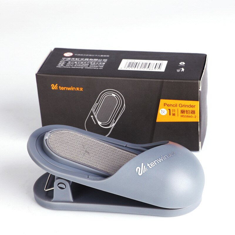 Pencil sharpener charcoal pencil sketch pencil sharpener drawing paper drawing board clip multifunctional art pen sharpener: grey