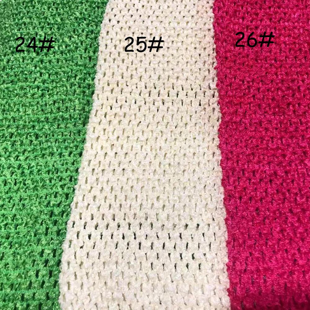 10*12 inch Children Handmade Elastic Crochet Tube Top Baby Top For Tutu Dress Wide For DIY Knitted Skirt