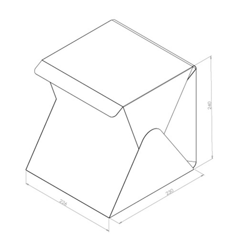 Portable LED Light Room Camera Photo Studio Photography Lighting Tent Mini Box