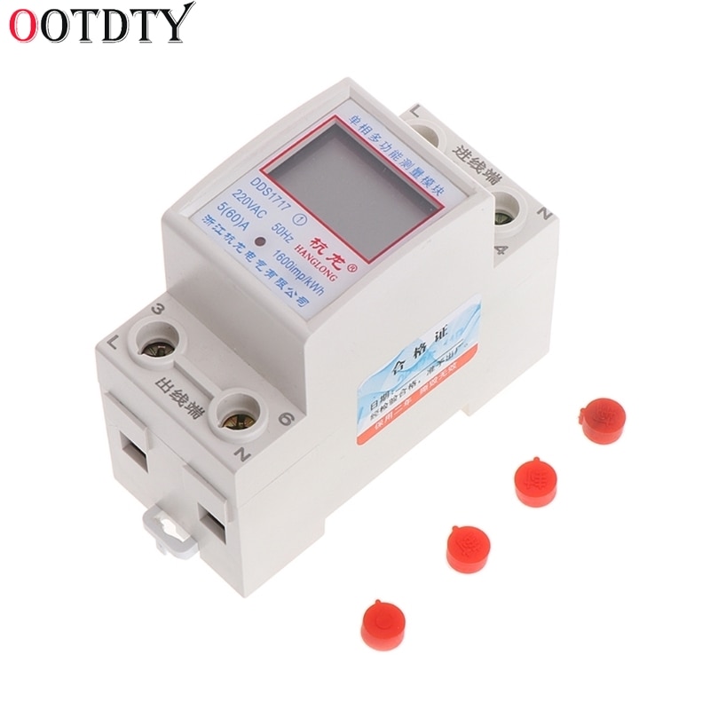 Conta Kw Monofase Contatore Corrente 80A Digitale Contatore Energia Monofase DDM15SD - Display LCD Per Guida DIN 5-80A Contatore Energia Elettrica Monofase Conta Kilowatt Conta Kw Monofase Contatore Corrente 80A Digitale Contatore Energia Monofase DDM15SD - Display LCD Per Guida DIN 5-80A Contatore Energia Elettrica Monofase Conta Kilowatt