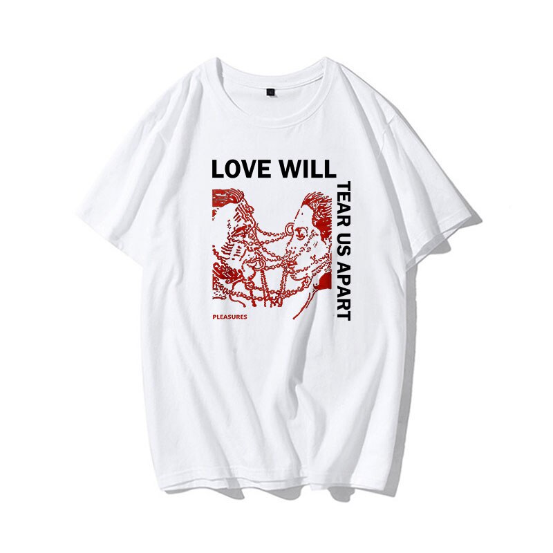 Lil Peep Rapper Casual Zomer Fun Harajuku Print Big Size Korte Mouw Hip Hop Vrouwen Losse Tops Tees brief T-shirt: WHITE / L