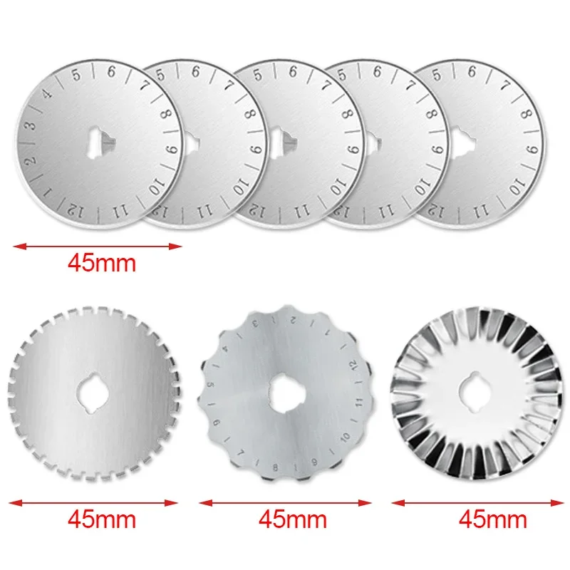 Cortador rotativo para tela, tarjeta, papel, costura, rodillo para acolchar, cuchillo de corte, tijeras de sastre, vestido, ropa de cuero, herramienta de fabricación DIY