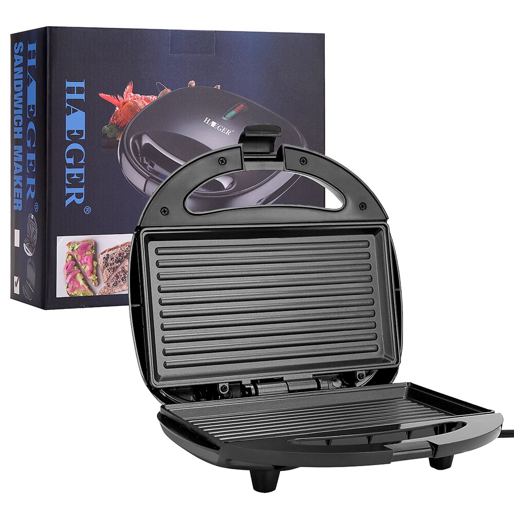 European standard 750W home automatic double heating toaster breakfast sandwich machine