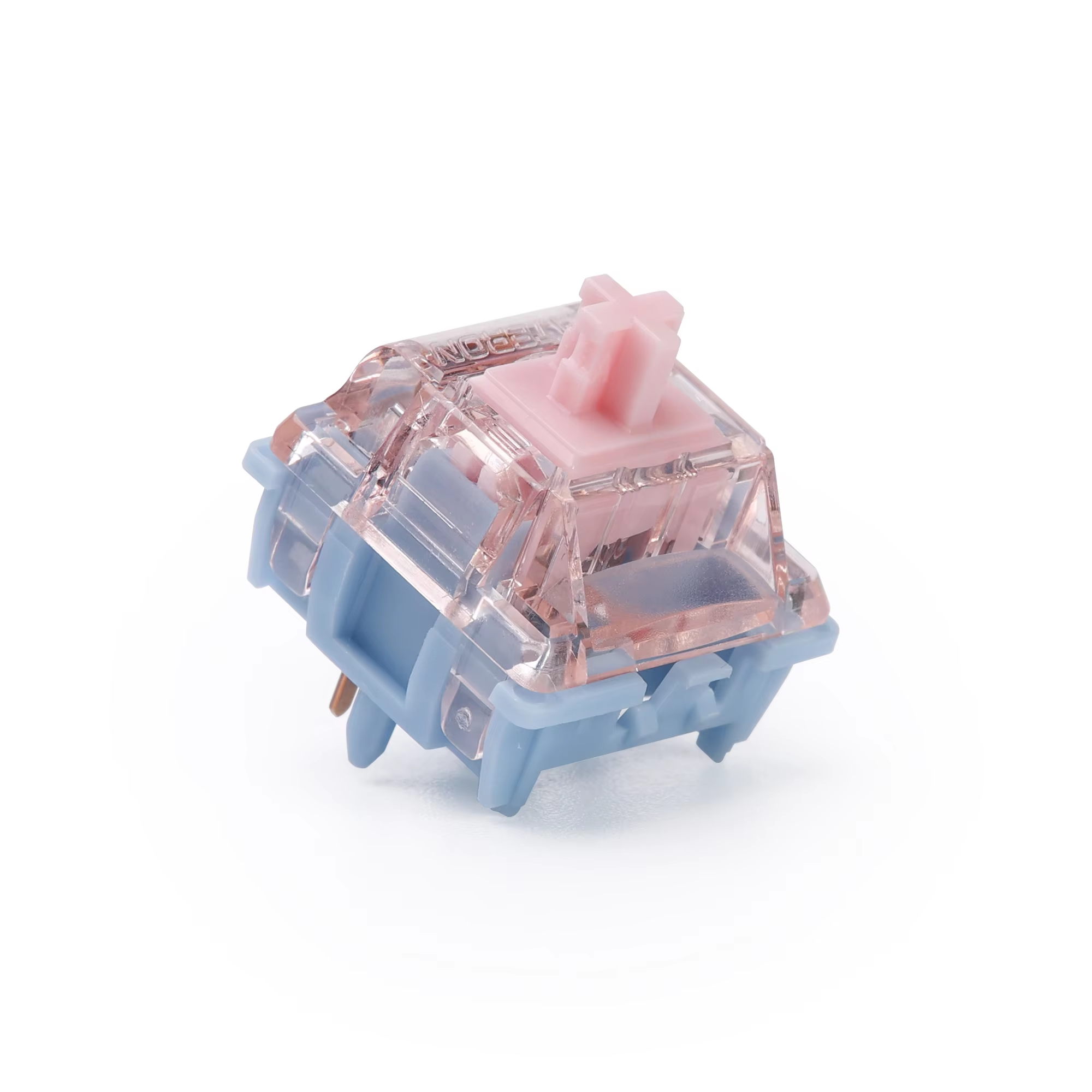 Gateron interruptores melódicos clicky tátil 60g mx switch teclado mecânico fábrica lubrificado pc pa66 pom mola longa duplo trilho clique: Interruptor branco