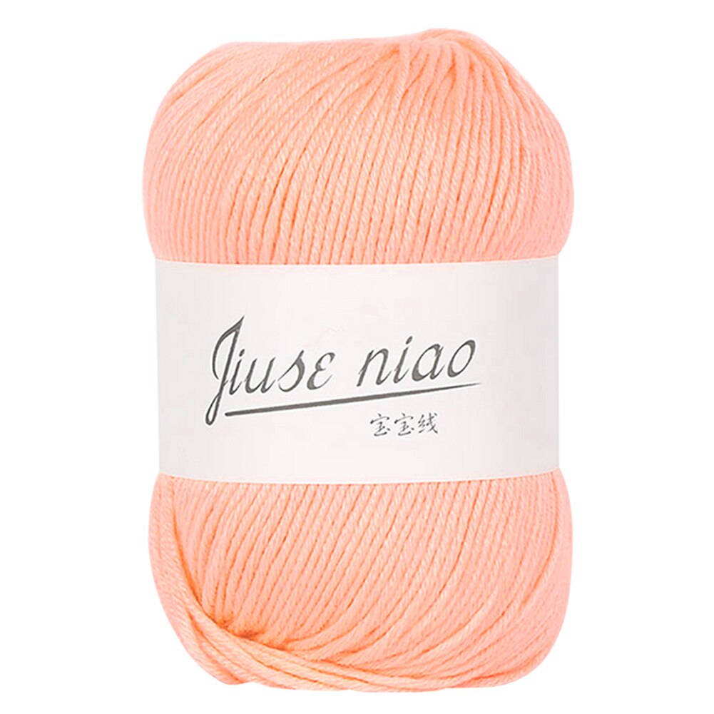 Soft Rival Line Knitting Tape Yarn Thread 50g/roll Cotton Thin Yarn for Crochet Stitching Knitting Soft DIY Baby Thread