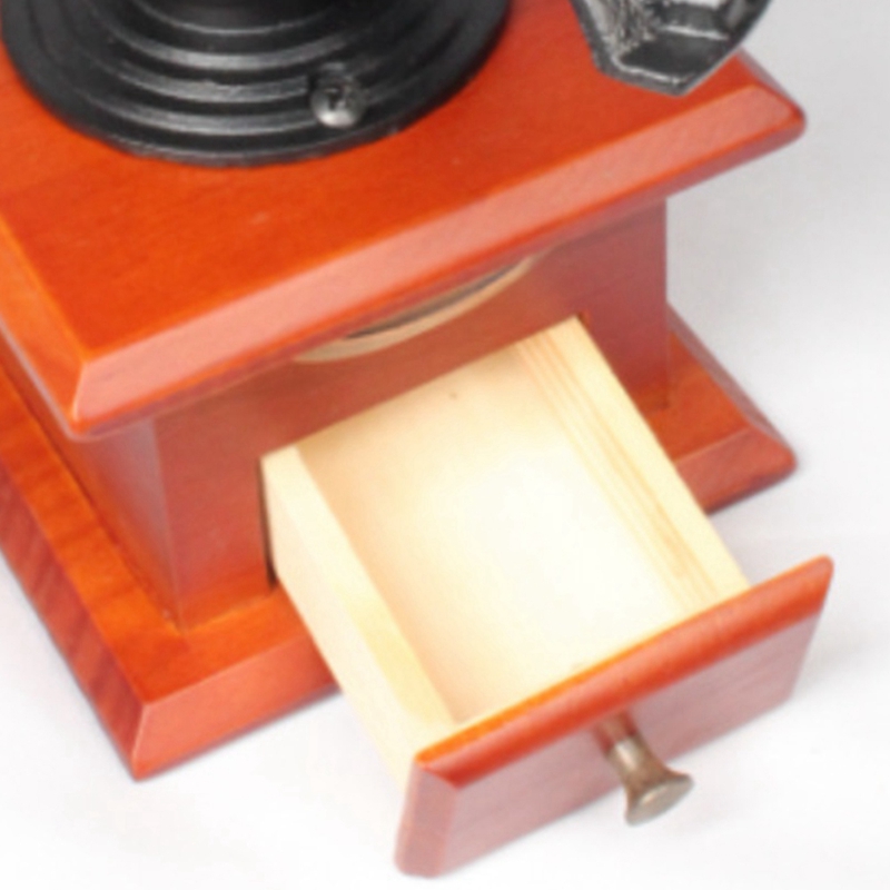 Classic Retro Hand Crank Grinder Household Manual Portable Coffee Grinder Small Hand Grinder Coffee Machine