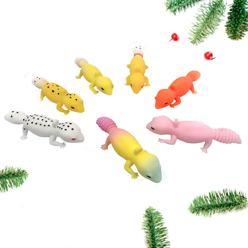 Squishy Hagedis Anti-Stress Speelgoed Voor Kinderen Squish Stress Novelty Gag Speelgoed Fun Gags Bananasplit Squeeze Speelgoed