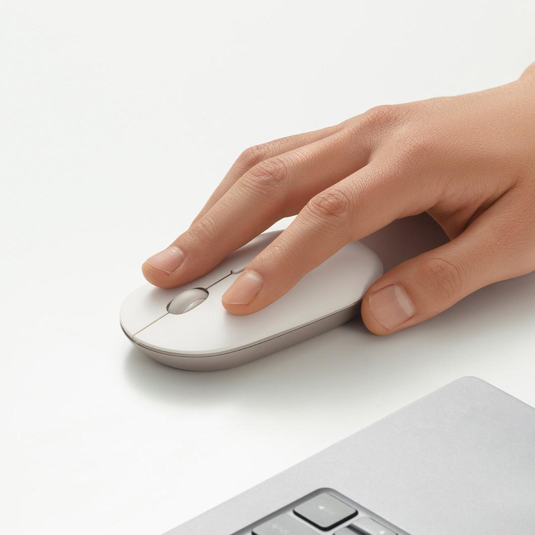 100% Originele Xiaomi Mouse Draagbare Optische Draadloze Bluetooth Muis 4.0 Rf 2.4Ghz Dual Mode Sluit Voor Laptop Pc
