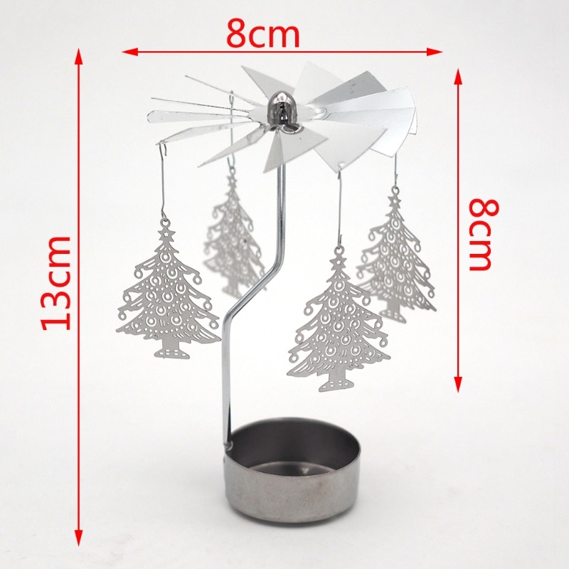 Märchen Dreh Spinnen Teelicht Metall Tee Licht Halfter Karussell Romantische Drehung Kerzenhalter Heimat Dekor