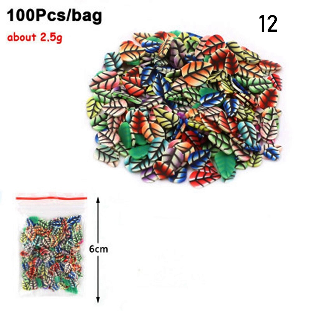 2.5g/Bag Fruit Bead DIY Decoration Charms Mud Accessories Fluffy Addition in Mud Clound Sand Toys Filler Glitter Clear Set: 12