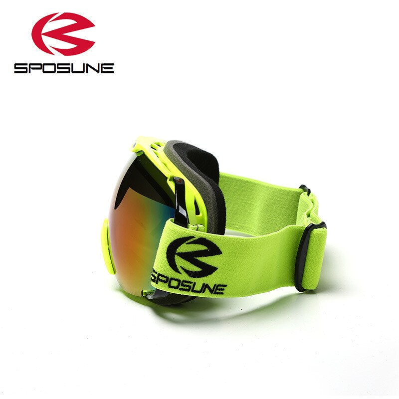 Óculos de esqui, óculos anti-neblina para homens e mulheres, lente dupla, antiparra, snowboard, ski, adulto