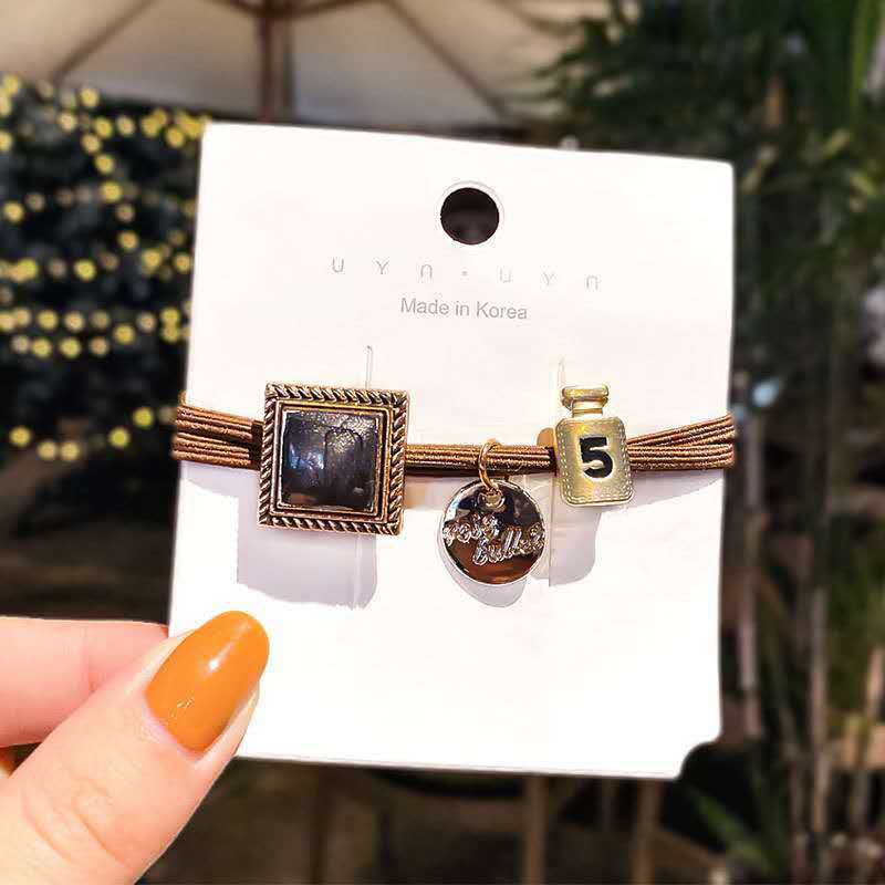 Trend Koreaanse Eenvoudige Duurzaam Chouchou Vrouwen Meisjes Elastische Haar Elastiekjes Holder Accessoires Tie Haar Touw Ring Hoofdtooi