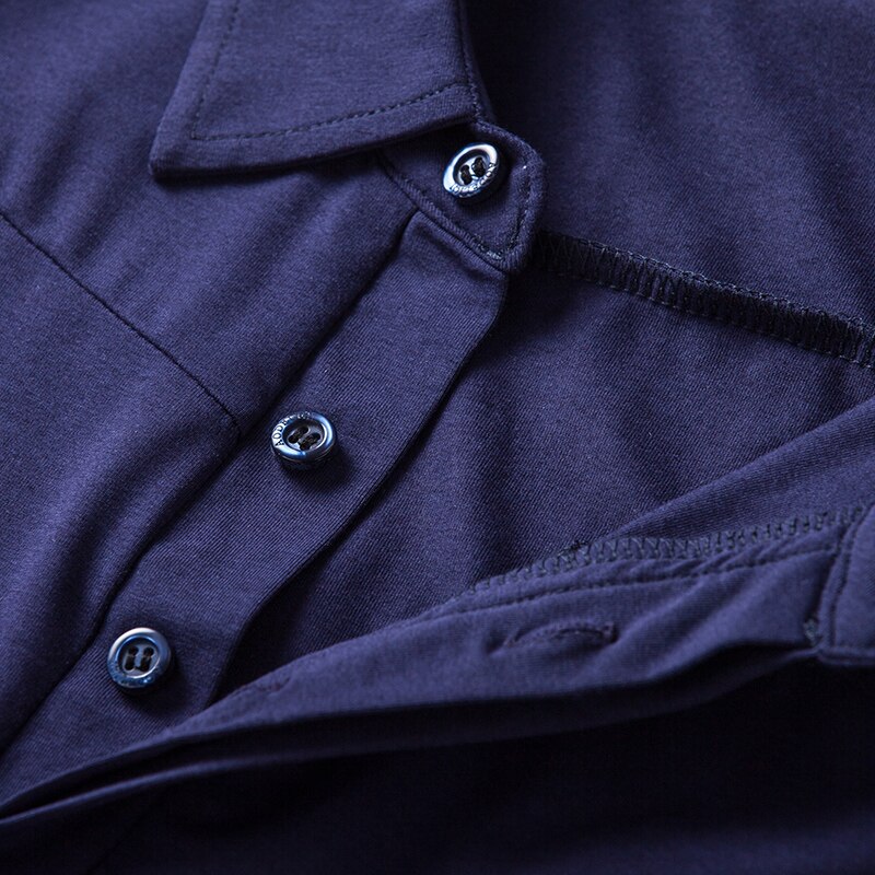 Men Shirt Mercerized Cotton Fashions Brands Short Sleeve Summer Modal Slim Solid Solor Boss Polo Business Casual Clothing