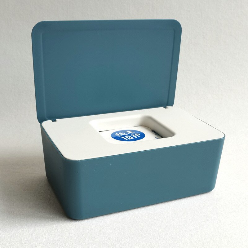 Tissue Doos Natte Doekjes Dispenser Houder Droog Nat Tissue Paper Case Box Doekjes Servet Opbergdoos Houder Container Met Deksel stofdicht: 12