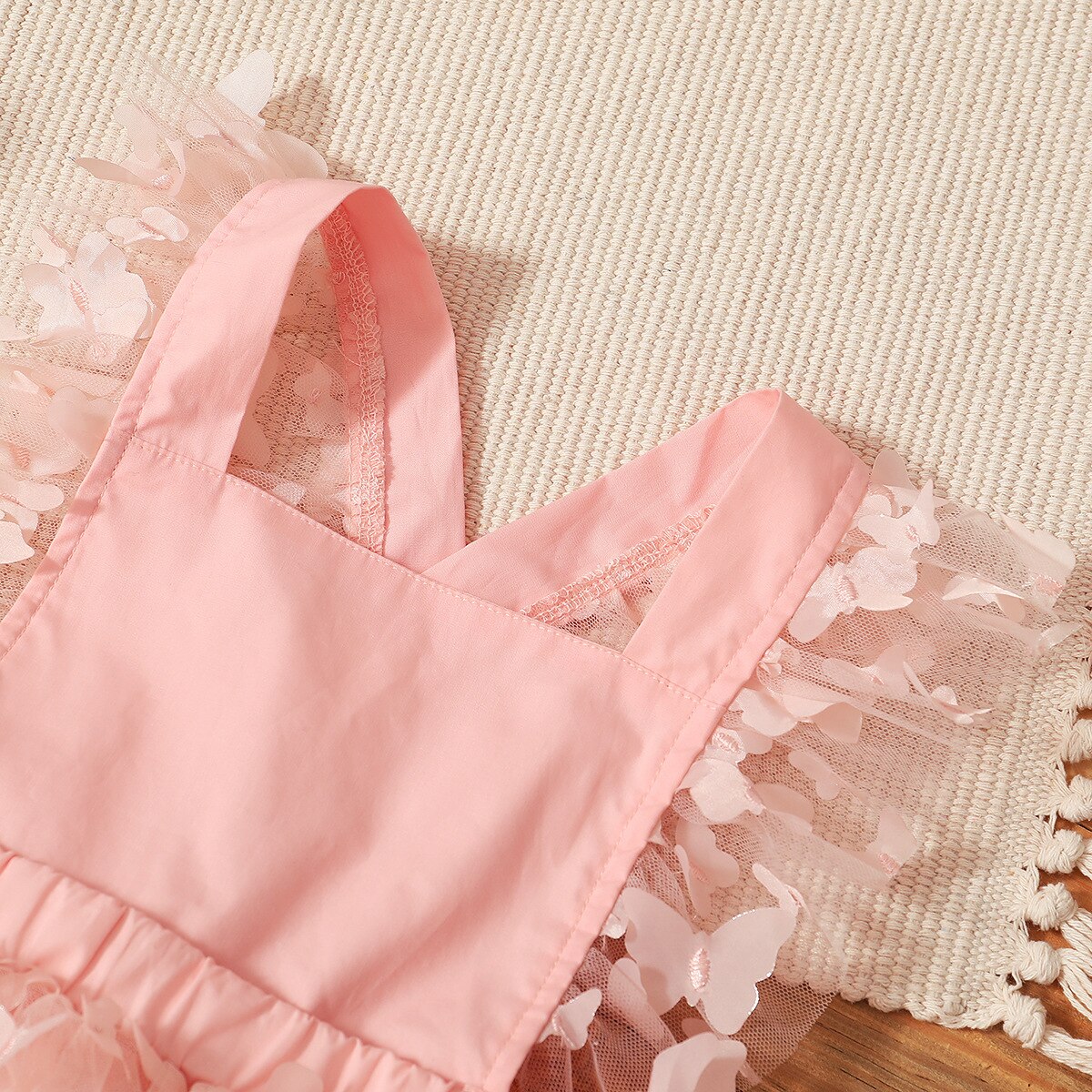 Prowow Prinzessin Baby Mädchen Strampler Kleid Sommer Süße Schmetterling Gittergewebe Karosserie Für Kleinkinder Geburtstag Party Baby Mädchen Kleidung