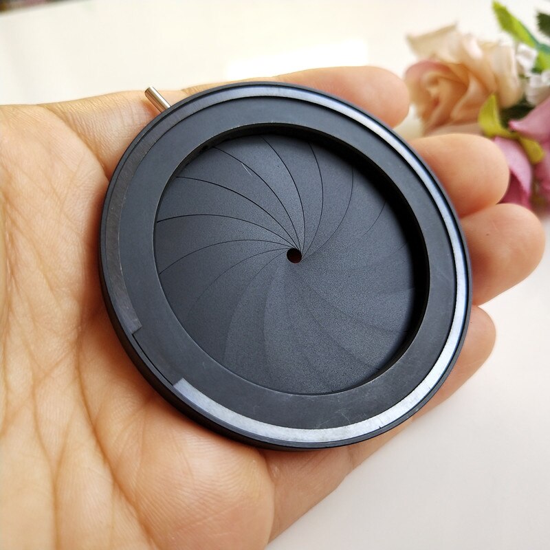 2.5-44MM Zoom Adjustable Metal Iris Aperture Diaphragm for Microscope Digital Camera Telescope Light Regulator with 16 Blades
