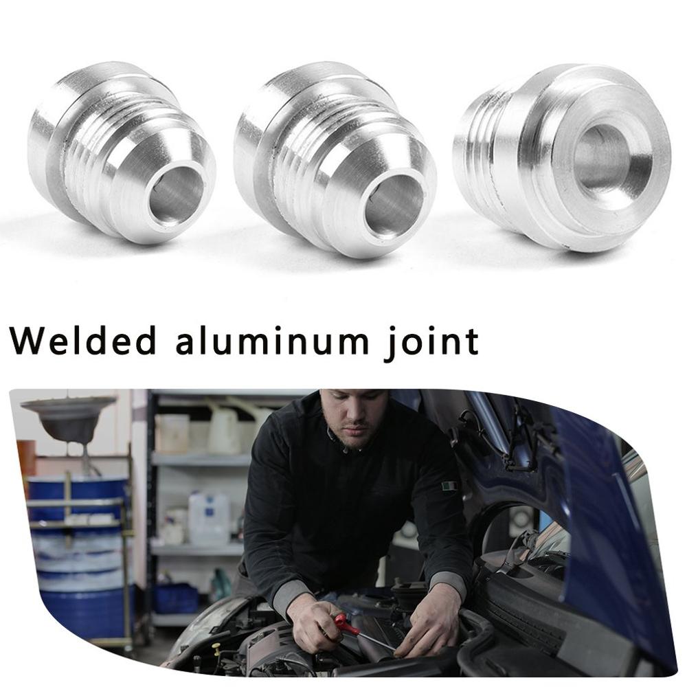 An6 an8 an10 hitsattu alumiiniliitos autoöljyputken hitsausliitos alumiinimoottorin öljynpoistoaukon liitin