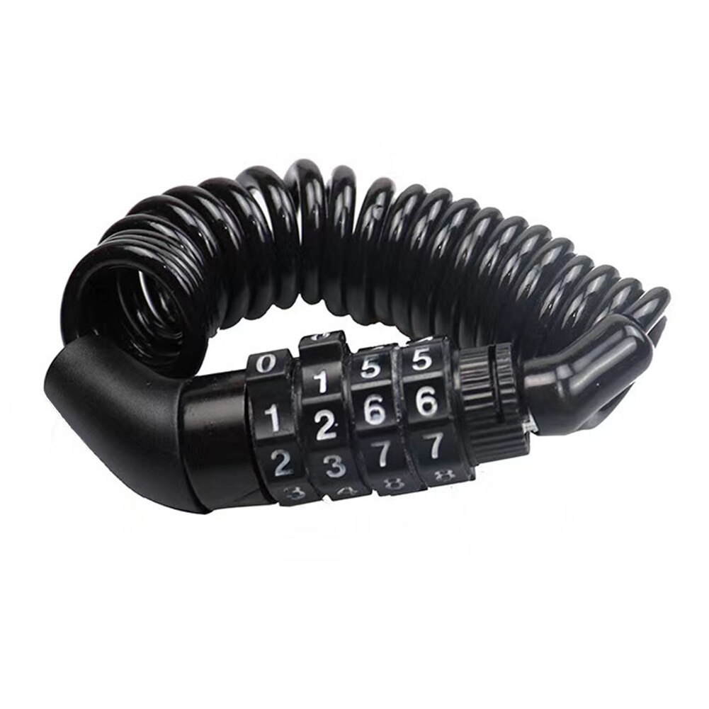 Verrou de casque avec mot de passe, avec câble en acier, cadenas pour vélo, Anti-vol, accessoires pour moto, Scooter, vtt
