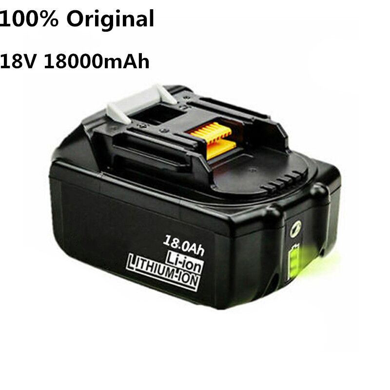 Originele Voor Makita 18V 18000 Mah 18.0Ah Oplaadbare Power Tools Batterij Met Led Li-Ion Vervangende Lxt BL1860B BL1860 BL1850