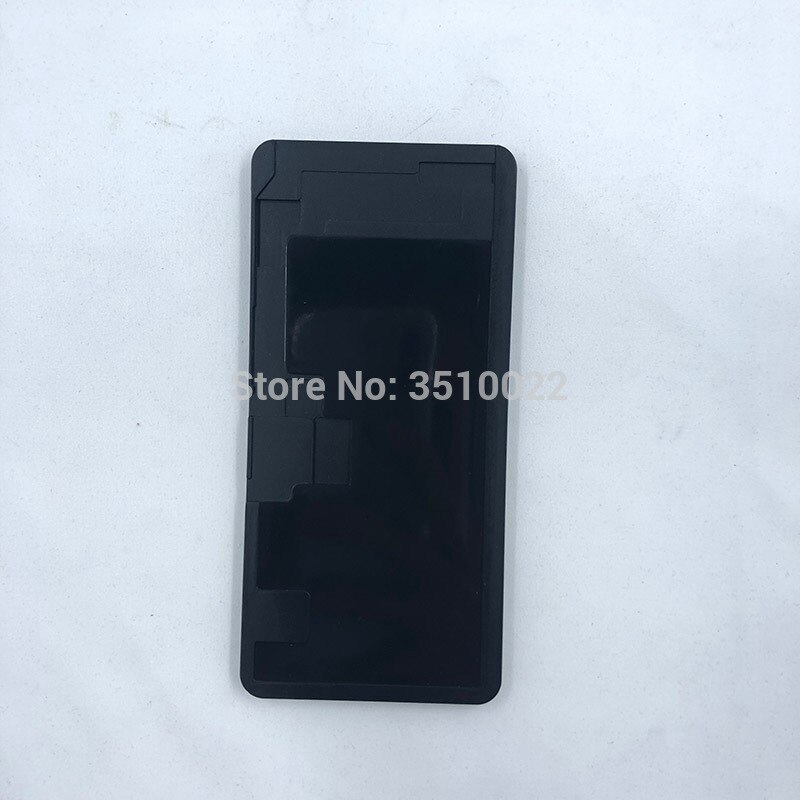 Moule à plastifier en Silicone LCD noir avec trou de câble flexible pour Samsung S10 G973 S10Plus G975 Note10 Note 10 + pas de câble de pliage