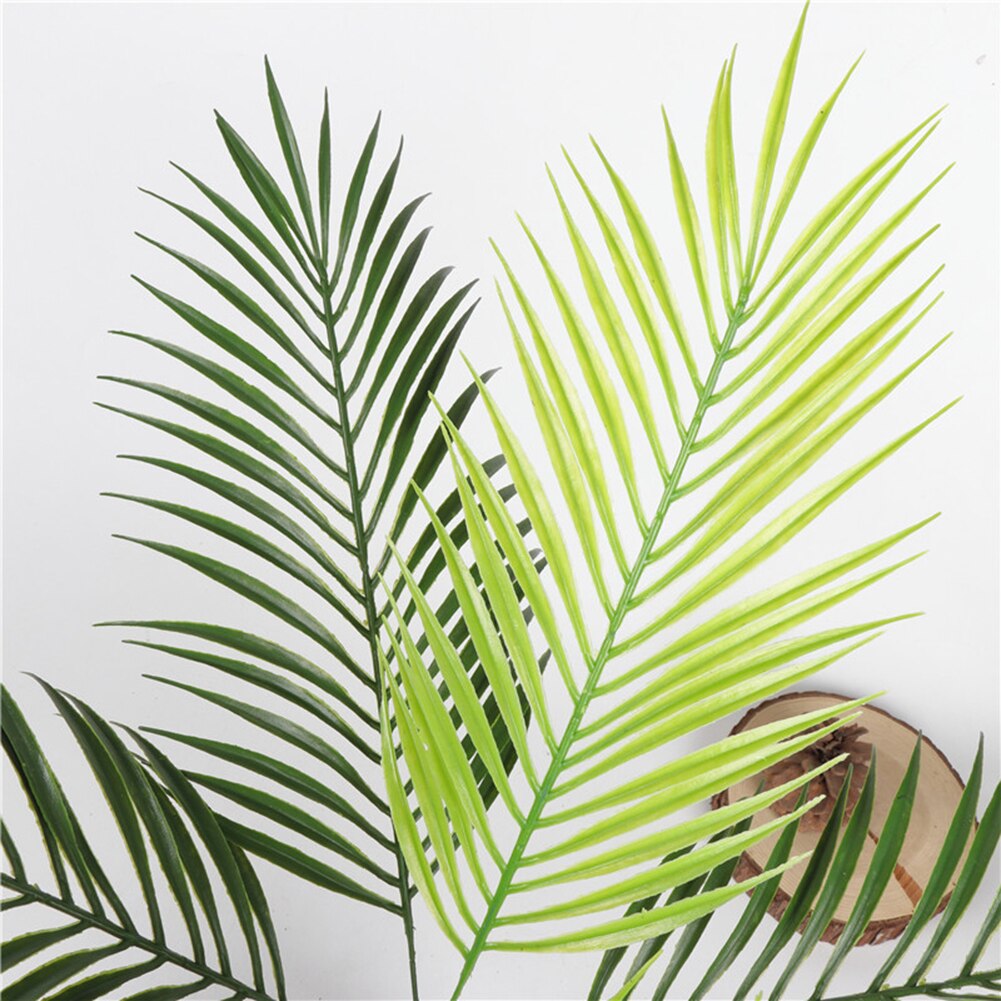 Artificial Palm tree branches wild faux foliage palm leaves plants for home living room wedding decoration jungle party decor