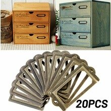 20Pcs 33*70Mm Kast Label Tag Sieraden Doos Kast Lade Frames Bestand Kaarthouder Bestand Lade Tags